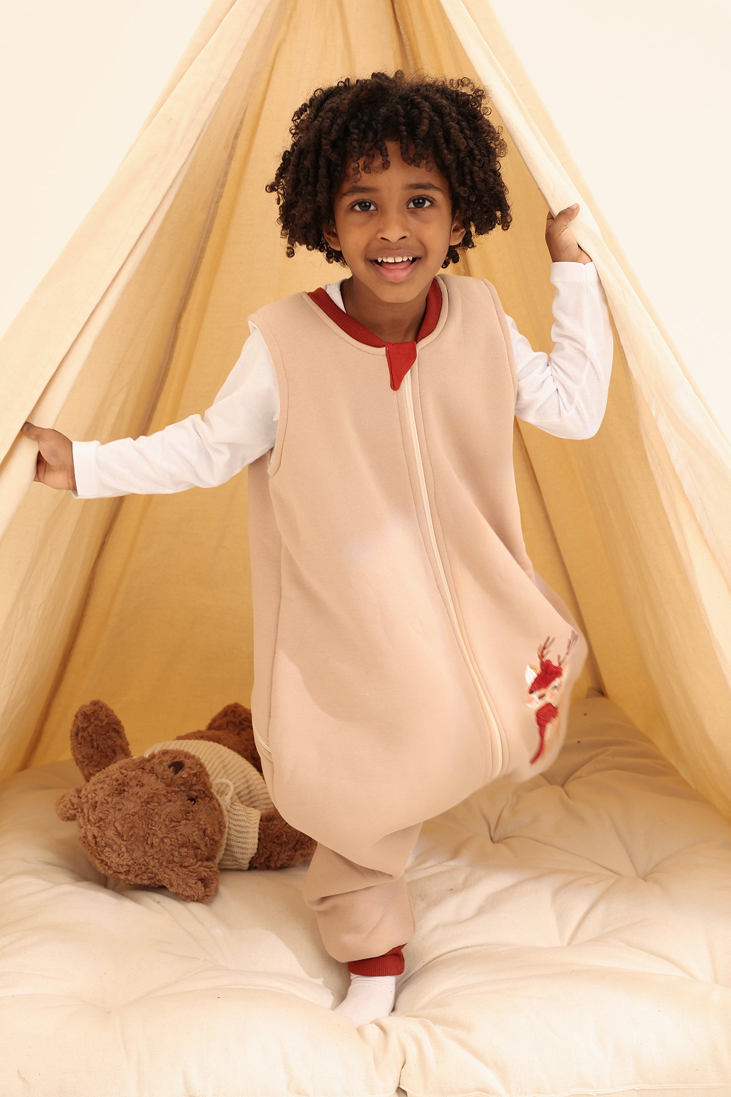 My Deer (Sleeveless) Winter Cotton Sleeping bag with feet