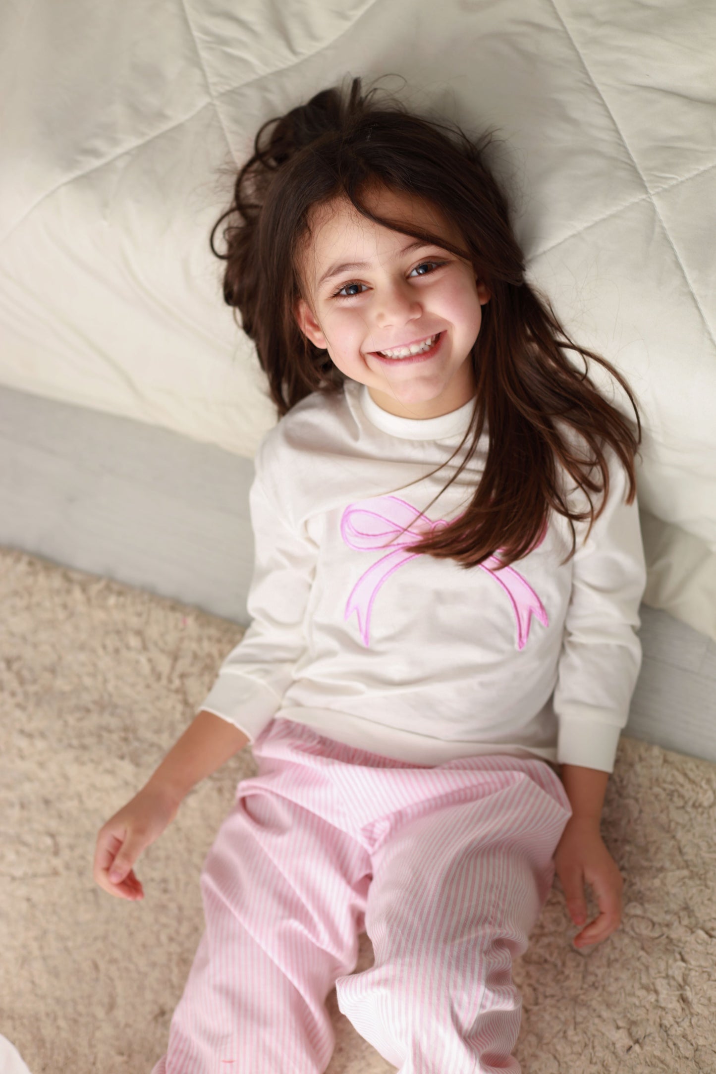Blush Ribbon Pajama