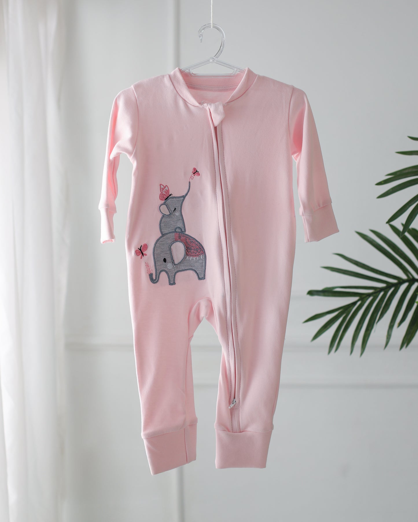 Elephant Dreams Two-way zipper Sleepsuit