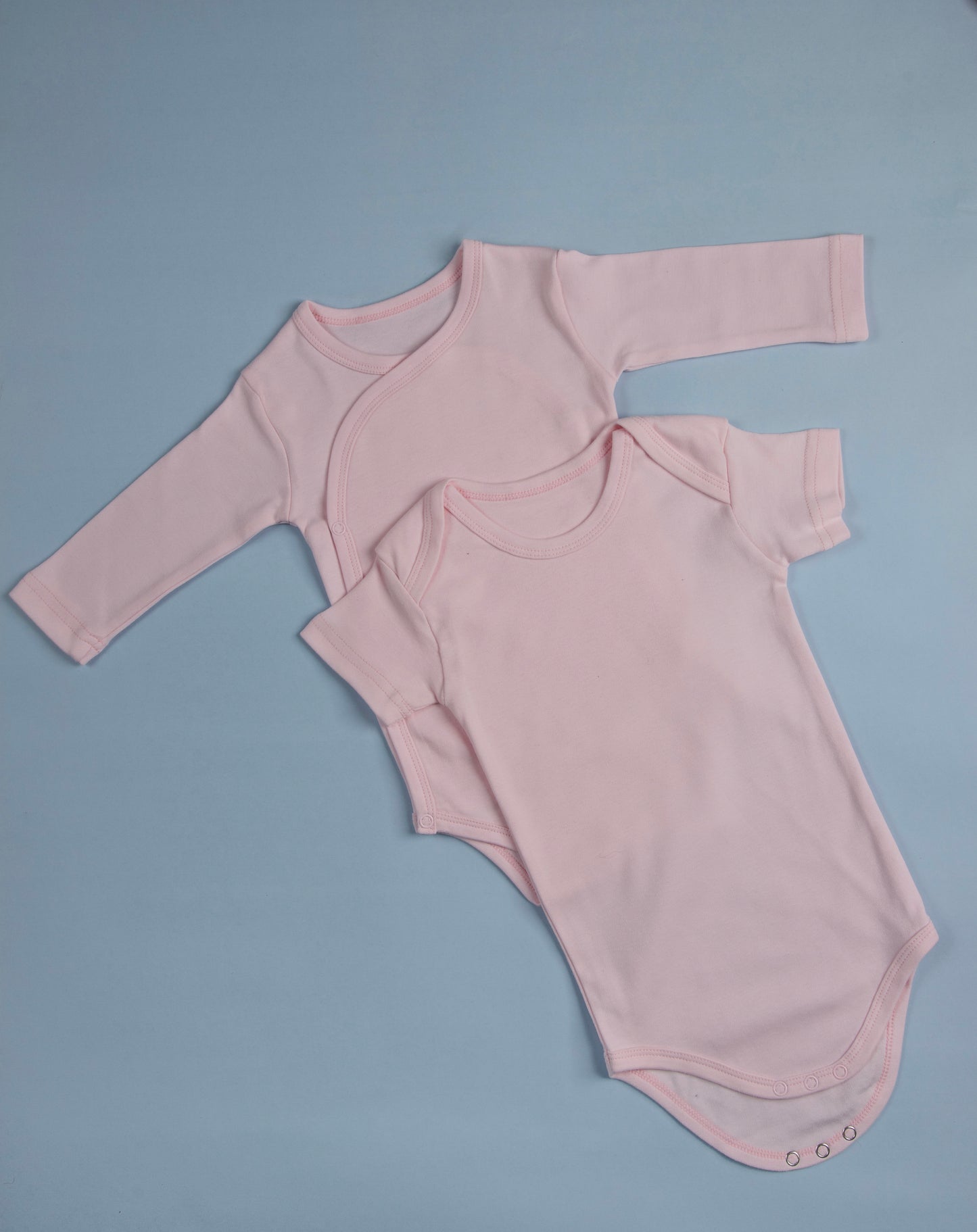 2-Pack Sleeved Wrapover Bodysuit