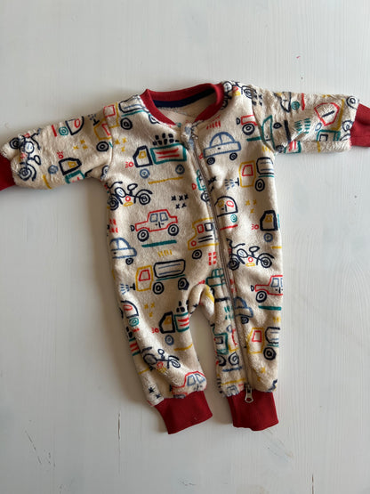 Little Racer Fleece Winter Sleepsuit