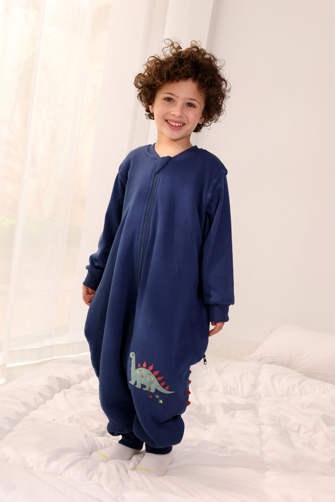 Dino Adventure Sleeved Sleeping Bag with Feet