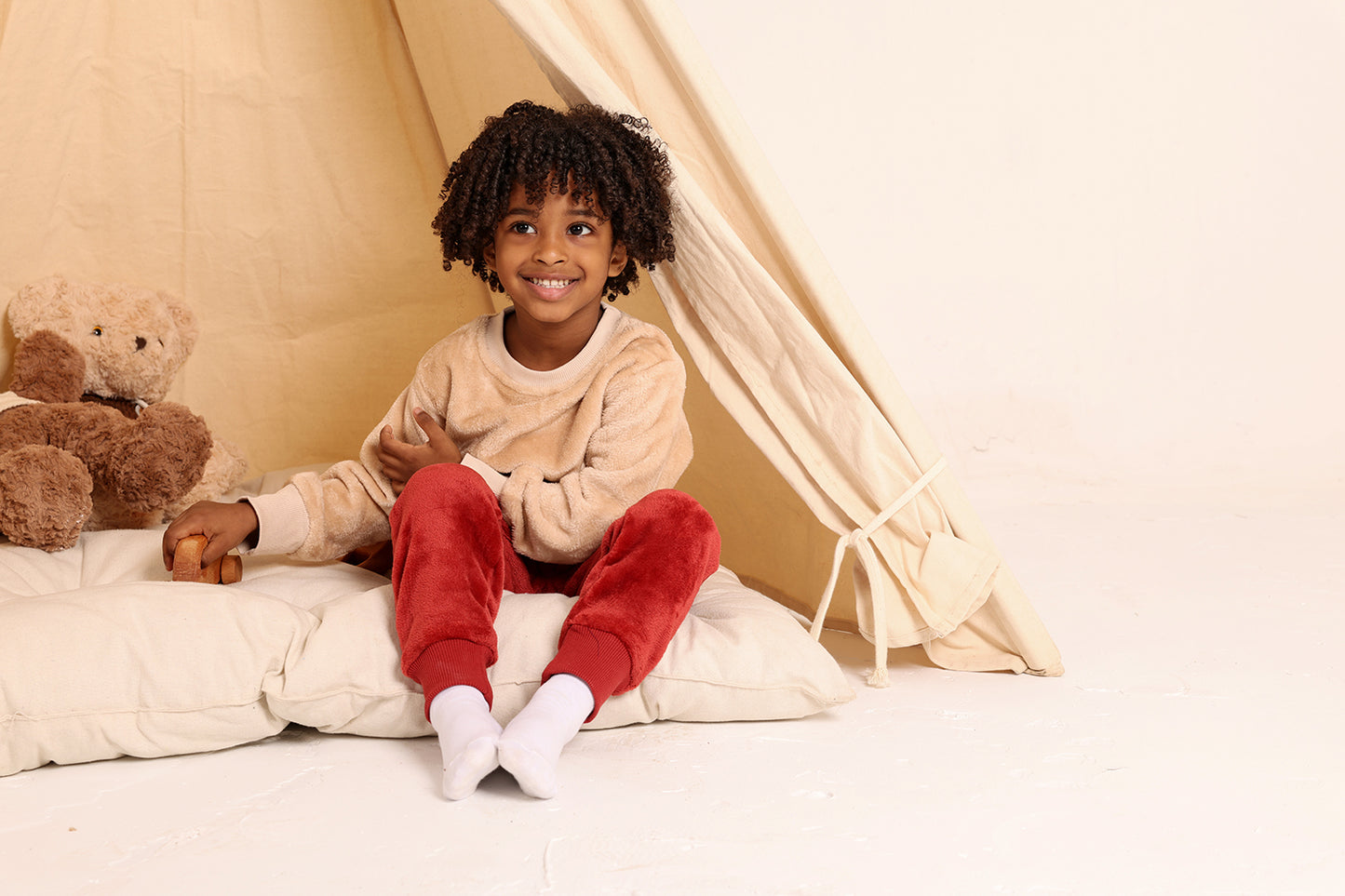 Monkey Snooze Fleece Pajama