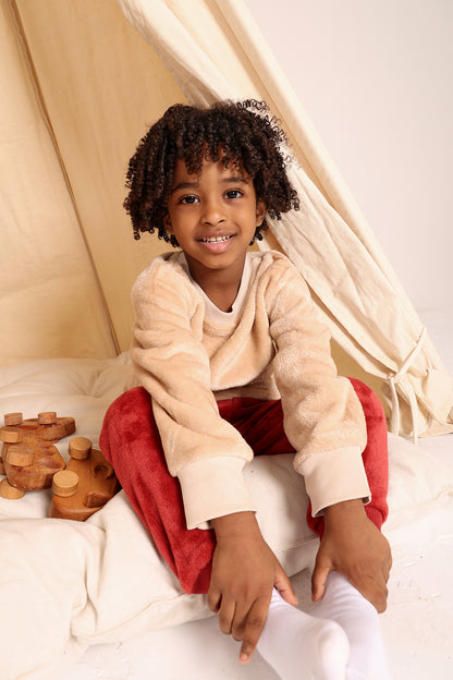 Monkey Snooze Fleece Pajama