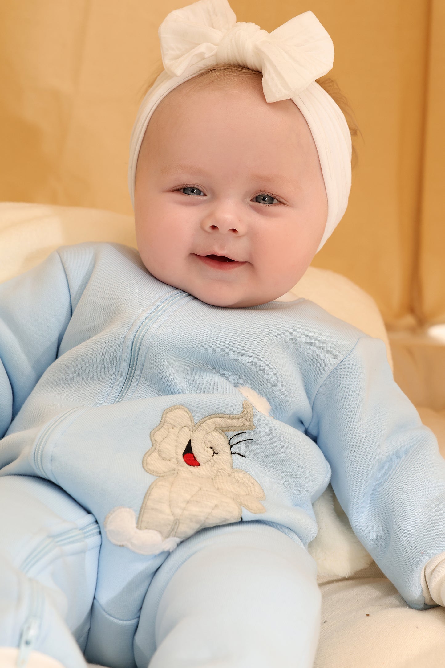 Snow Puff Winter Cotton Sleepsuit