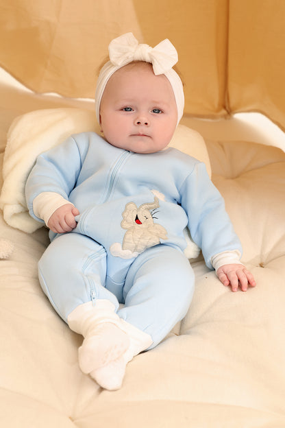 Snow Puff Winter Cotton Sleepsuit