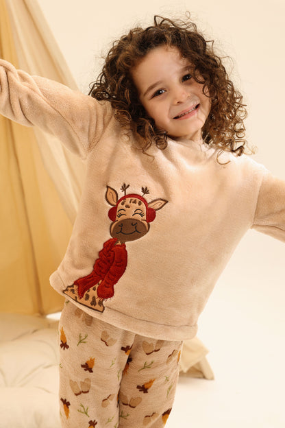 Cozy Giraffe Fleece Pajama