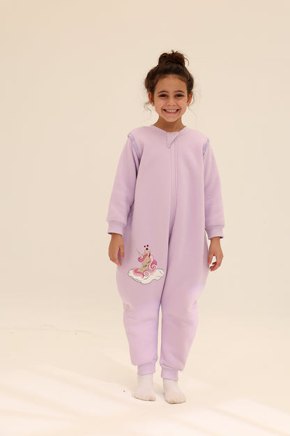 Unicorn Dream Winter Cotton  Sleeping bag with feet