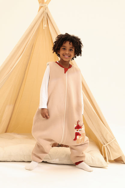 My Deer (Sleeveless) Winter Cotton  Sleeping bag with feet