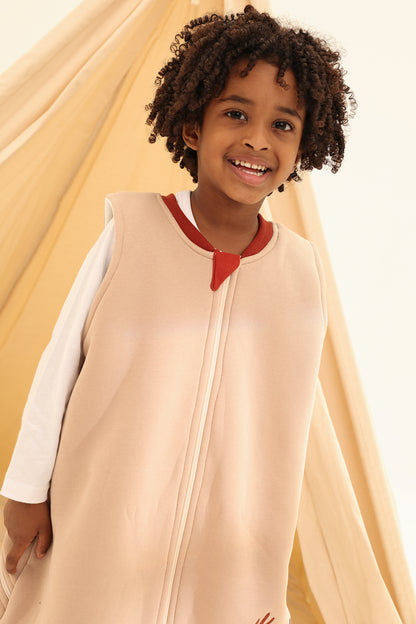 My Deer (Sleeveless) Winter Cotton  Sleeping bag with feet