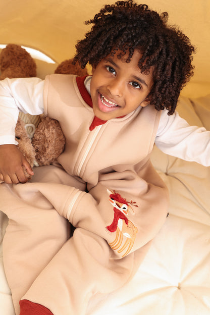 My Deer (Sleeveless) Winter Cotton  Sleeping bag with feet