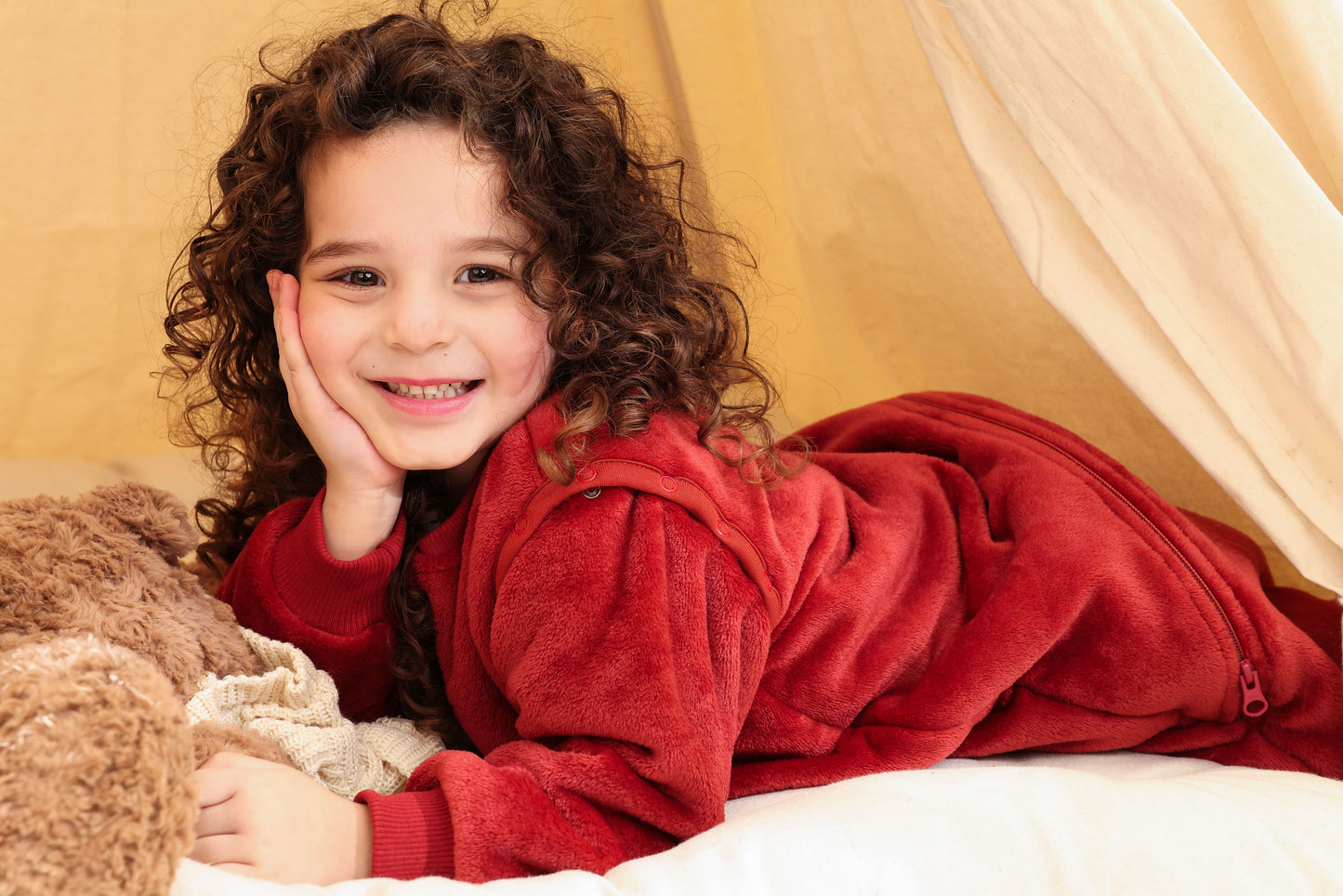 Little Bear Nap Fleece sleeping bag with Feet