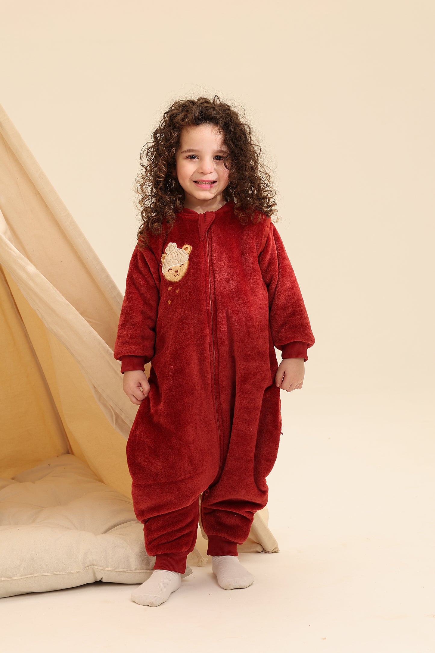 Little Bear Nap Fleece sleeping bag with Feet