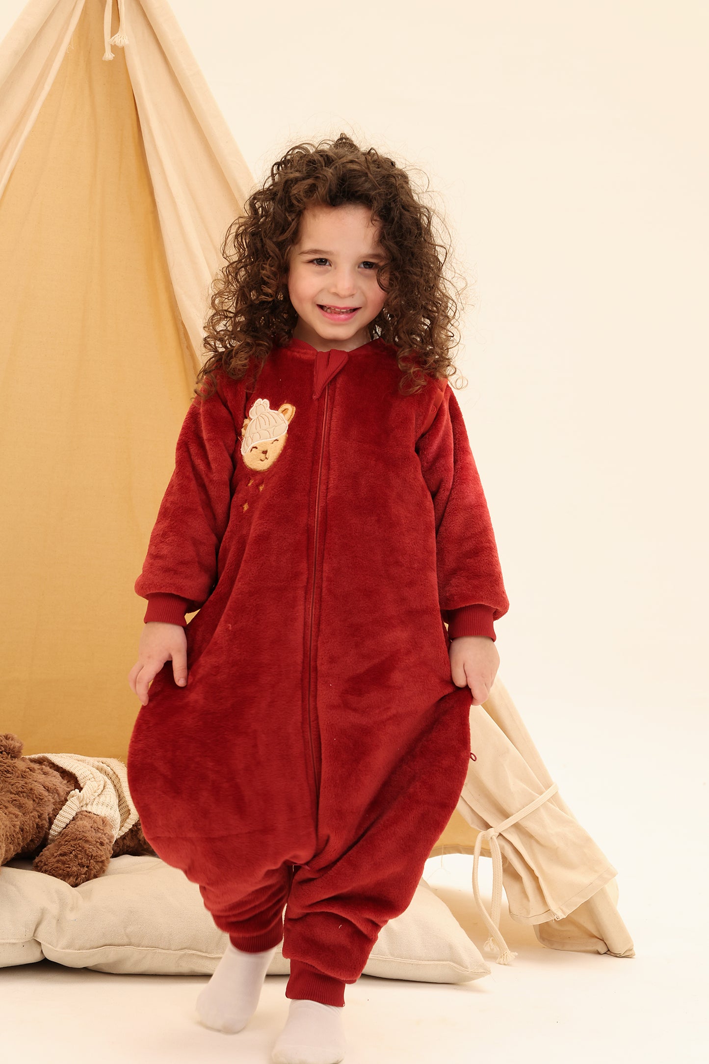 Little Bear Nap Fleece sleeping bag with Feet