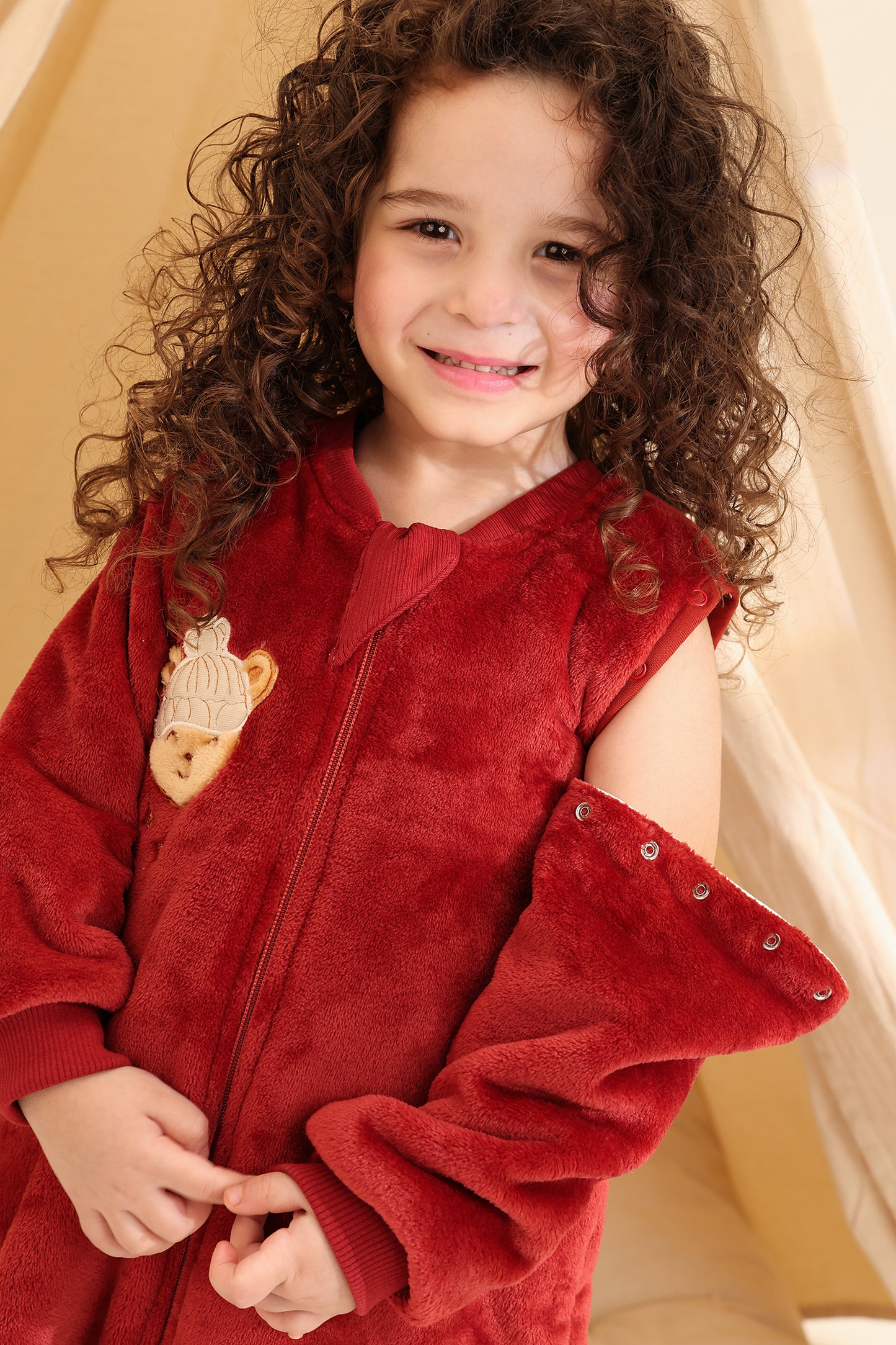 Little Bear Nap Fleece sleeping bag with Feet