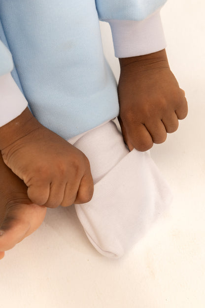 Snow Puff Winter Cotton Sleeping Bag with Feet Cover