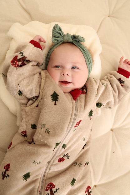 Magic Mushrooms Fleece Sleeping Bag