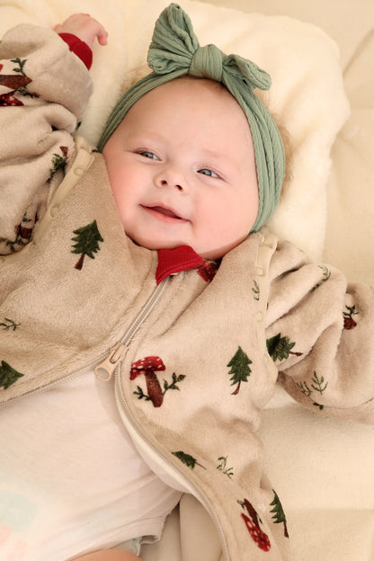 Magic Mushrooms Fleece Sleeping Bag