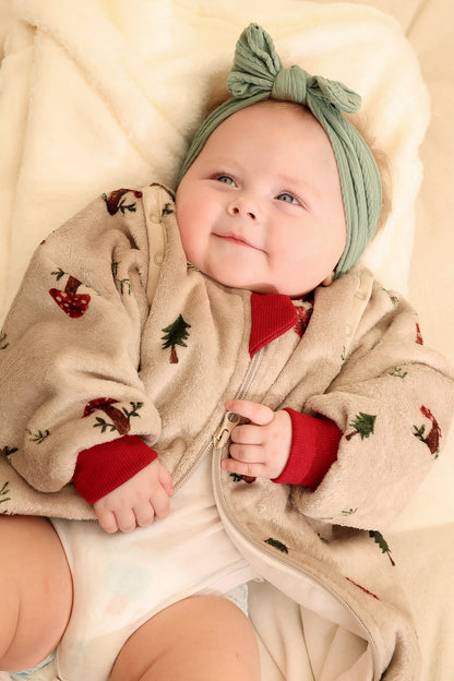 Magic Mushrooms Fleece Sleeping Bag