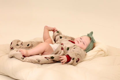 Magic Mushrooms Fleece Sleeping Bag