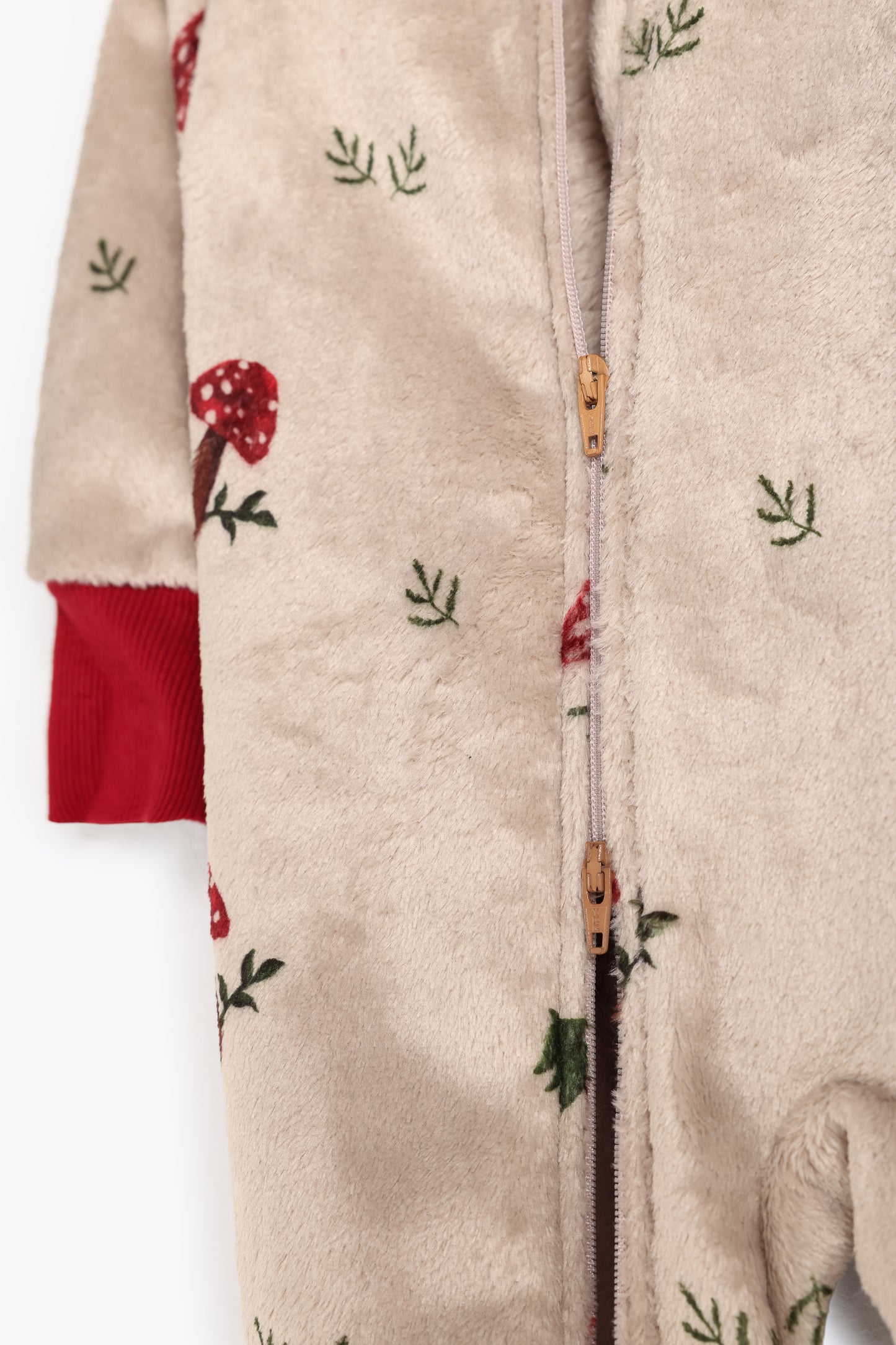 Magic Mushrooms Winter Fleece Sleepsuit