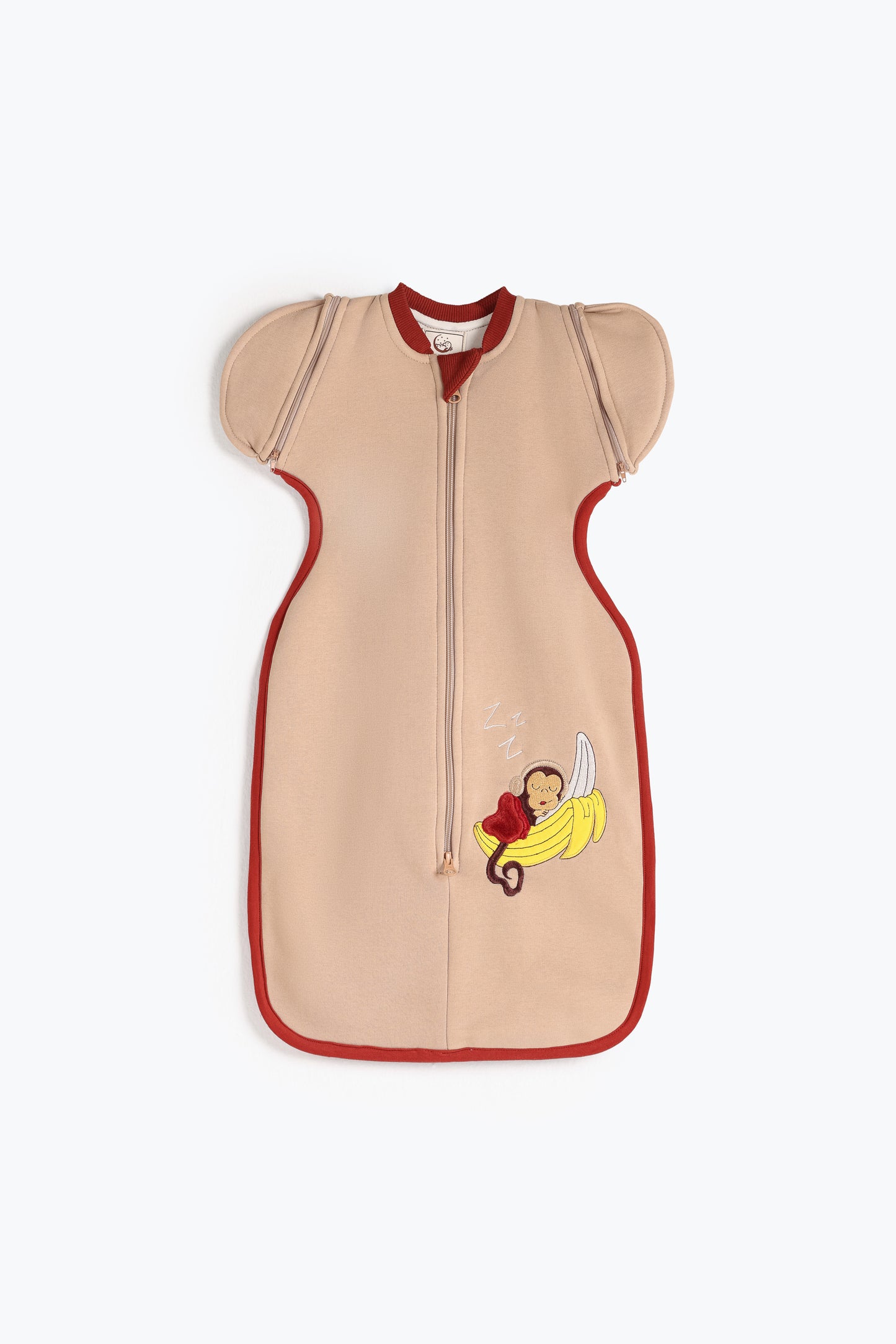 Monkey Snooze Winter Transition Hands Up Swaddle
