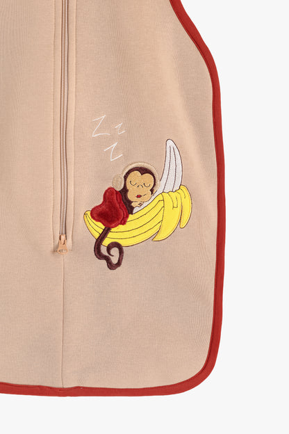 Monkey Snooze Winter Transition Hands Up Swaddle