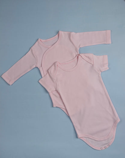 2-Pack Sleeved Wrapover Bodysuit
