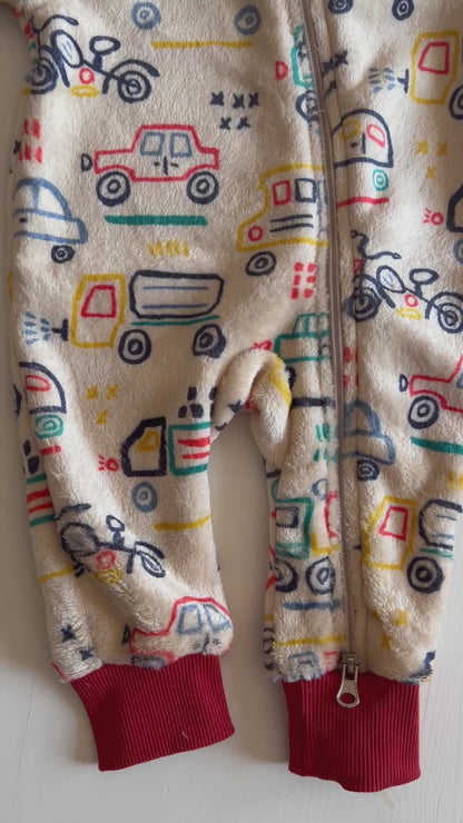 Little Racer Fleece Winter Sleepsuit